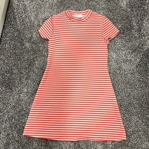 Free People Beach Striped T-Shirt Mini Dress